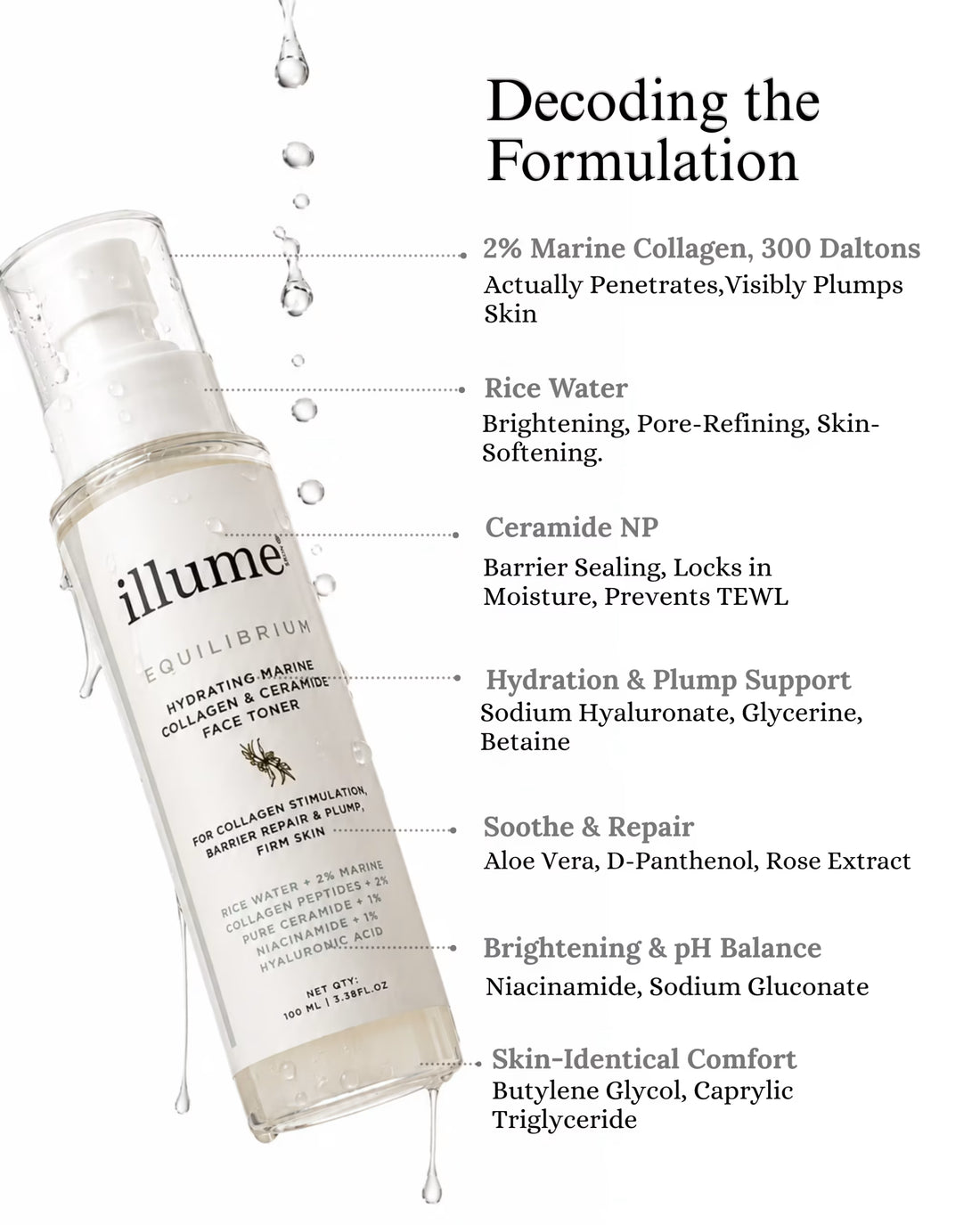 Equilibrium 2% Collagen Rice Water Toner 100 ml - view 2