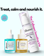 Collagen Skincare Trio | Face Serum, Moisturiser, Toner, Oil Serum with Collagen | Choose your own Trio | 180ml