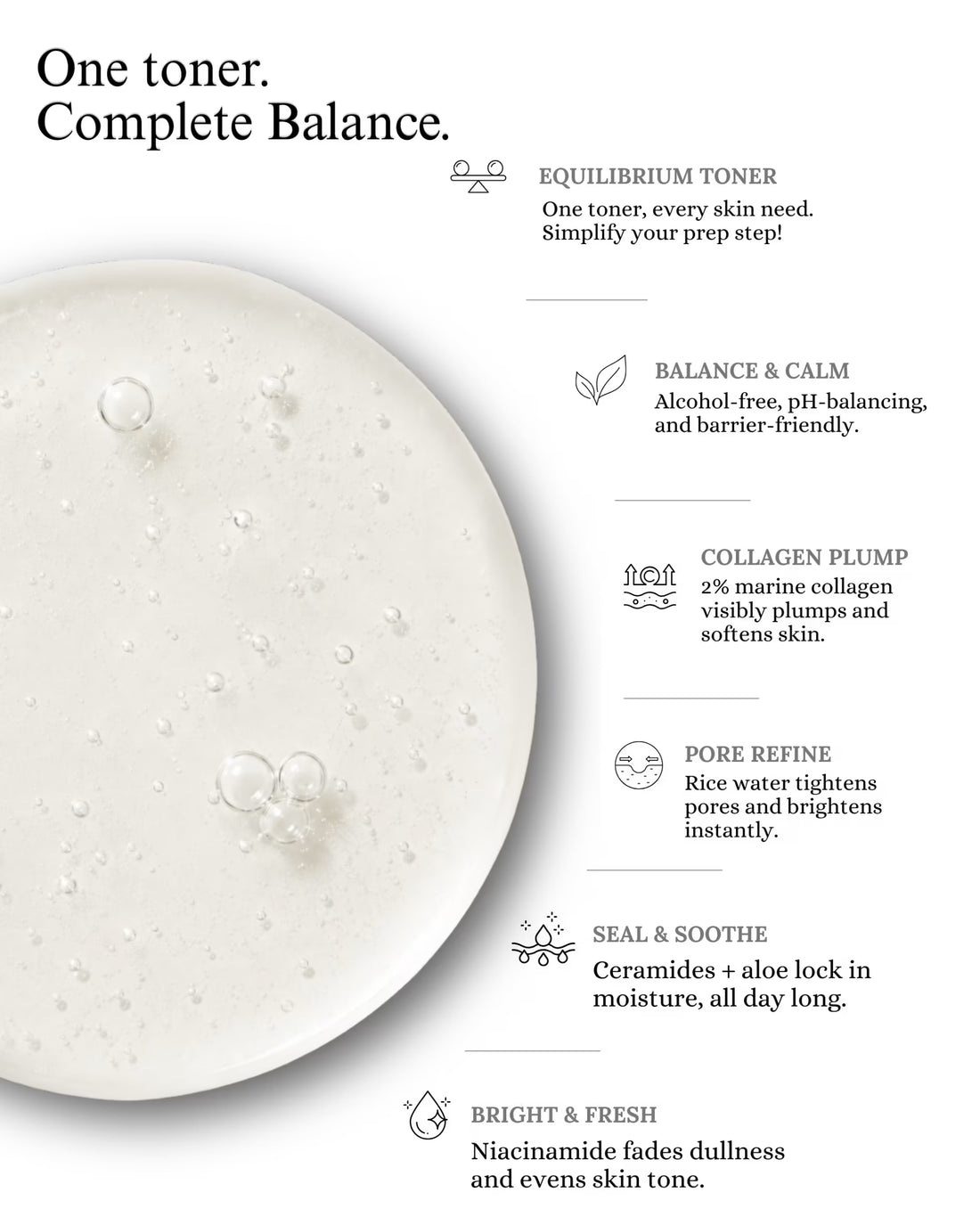 Equilibrium 2% Collagen Rice Water Toner 100 ml - view 3